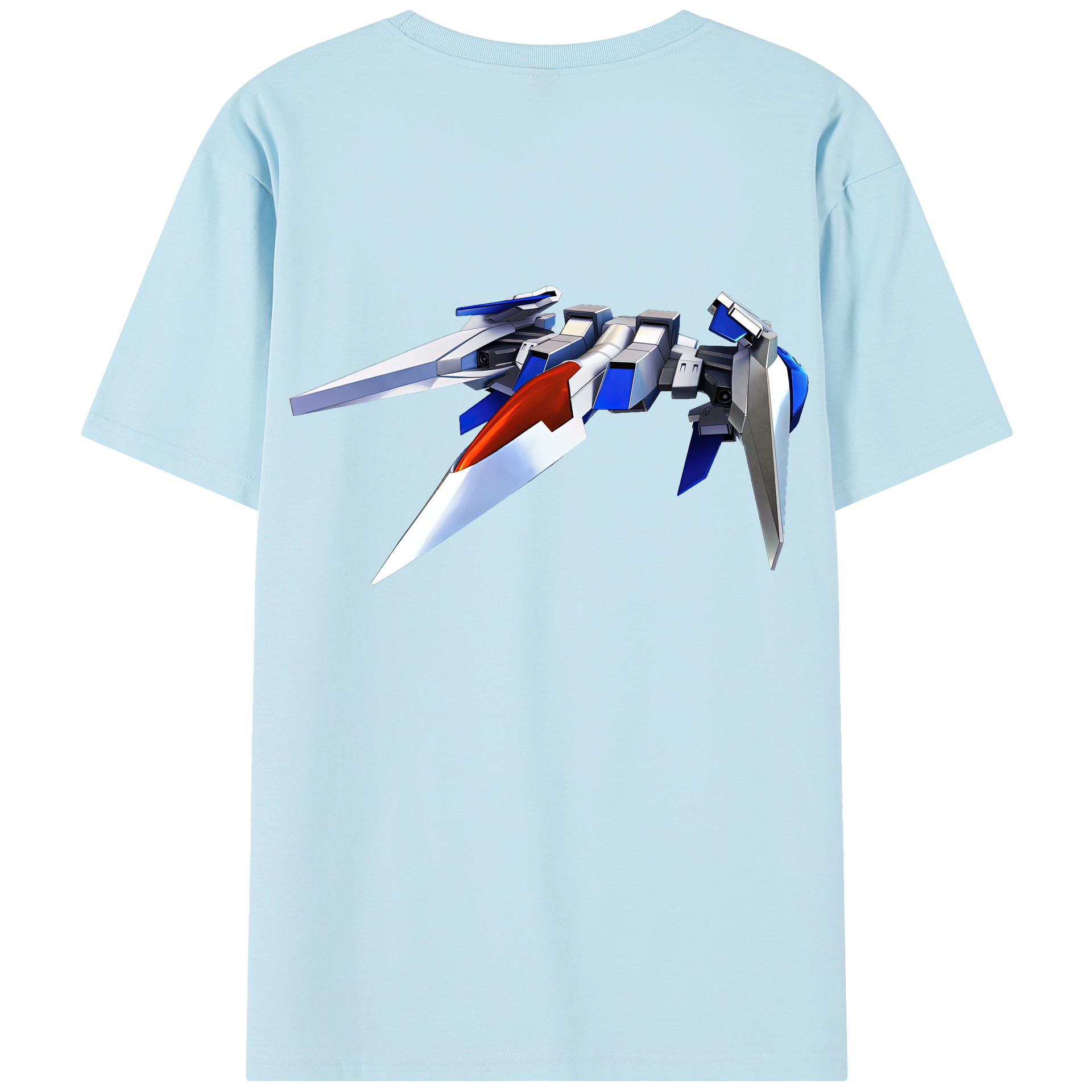 （画像用） 機動戦士ガンダム Mobile Suit Gundam 綿100％半袖Tシャツ（背面プリント）